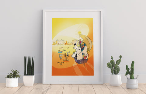 Moomin - Characters In A Boat - 11X14inch Premium Art Print