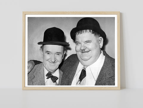 Laurel And Hardy - 11X14inch Premium Art Print