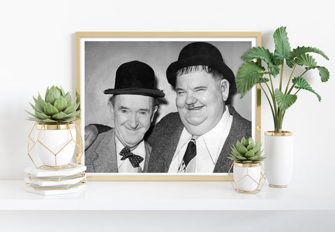 Laurel And Hardy - 11X14inch Premium Art Print