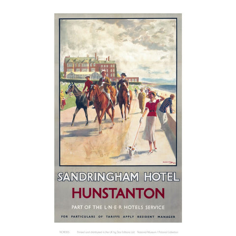 Sandringham Hotel Hunstanton 24" x 32" Matte Mounted Print