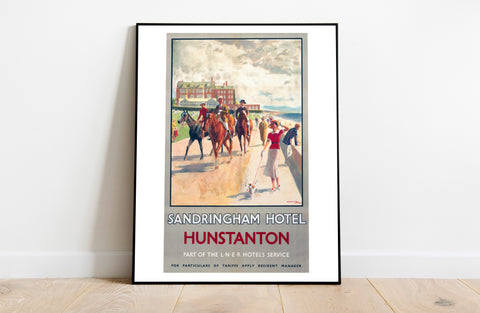 Sandringham Hotel Hunstanton - 11X14inch Premium Art Print