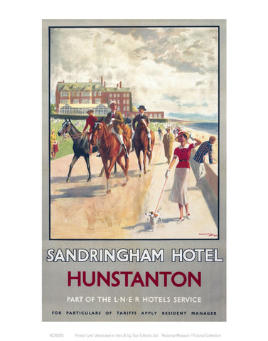 Sandringham Hotel Hunstanton 24" x 32" Matte Mounted Print