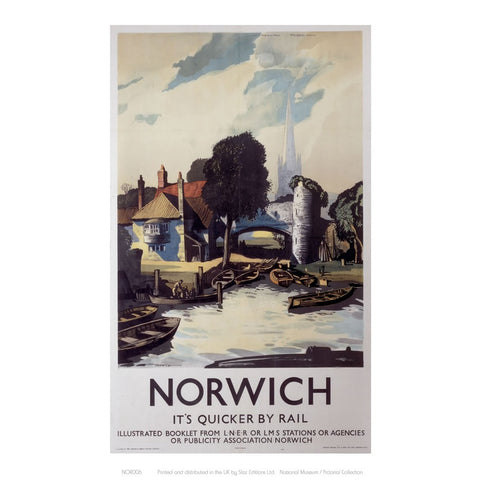 Norwich 24" x 32" Matte Mounted Print