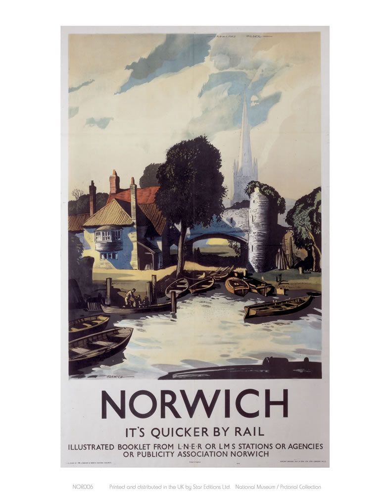 Norwich 24" x 32" Matte Mounted Print