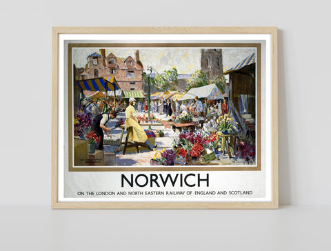 Norwich Market - 11X14inch Premium Art Print