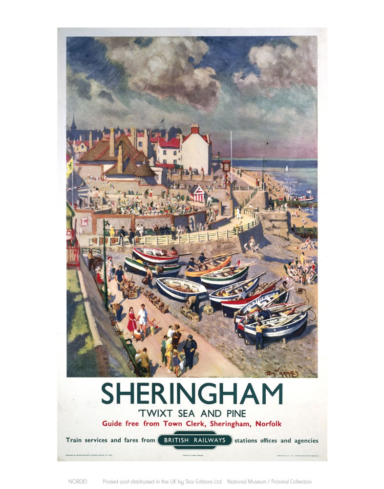 Sheringham 24" x 32" Matte Mounted Print