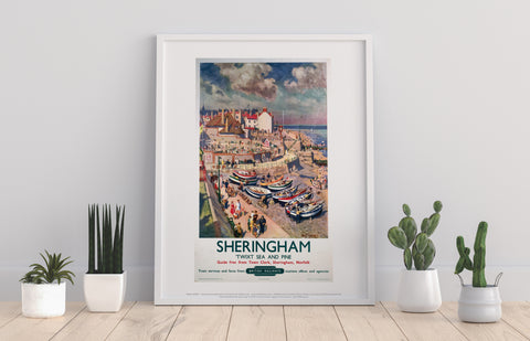 Sheringham - Twixt Sea And Pine - 11X14inch Premium Art Print