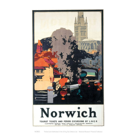 Norwich Print 24" x 32" Matte Mounted Print