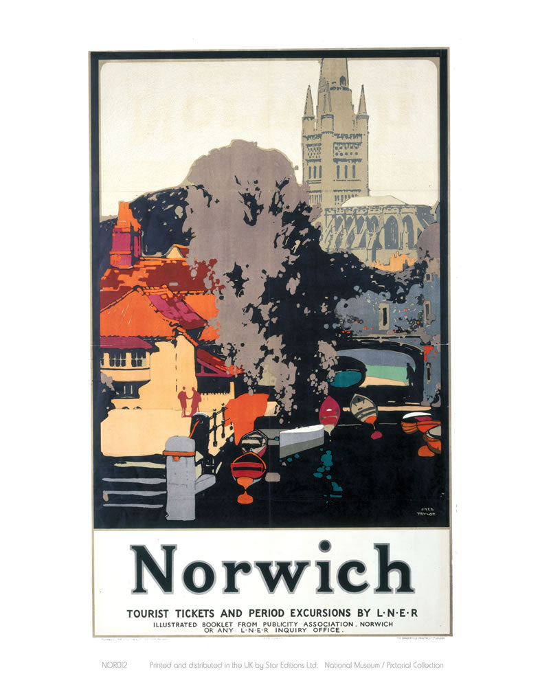 Norwich Print 24" x 32" Matte Mounted Print