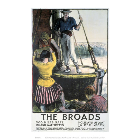 The Broads 24" x 32" Matte Mounted Print