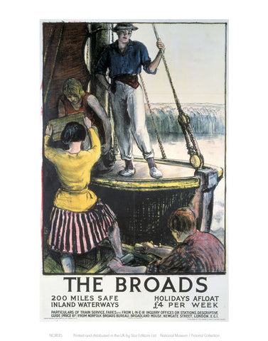 The Broads 24" x 32" Matte Mounted Print