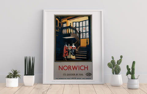 Norwich Inside Tudor Building - 11X14inch Premium Art Print