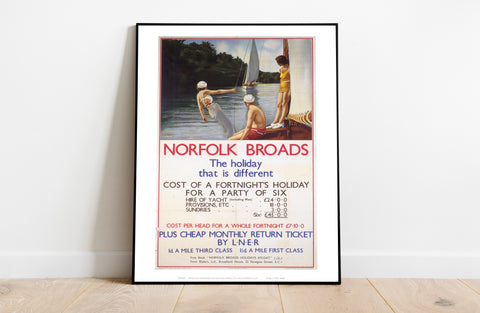 Norfolk Broads The Holiday That Is Different - Art Print