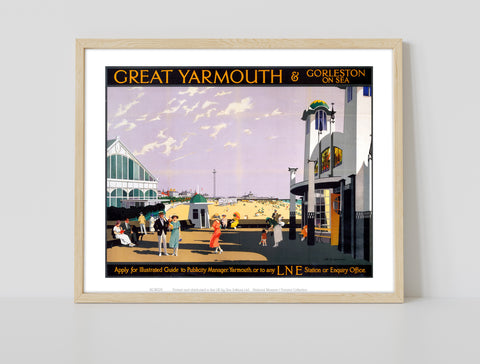 Great Yarmouth Sea Front - 11X14inch Premium Art Print