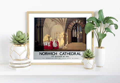 Norwich Cathedral Choir - 11X14inch Premium Art Print