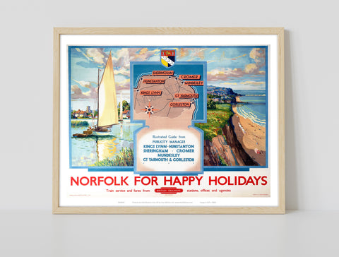 Norfolk For Happy Holidays - 11X14inch Premium Art Print