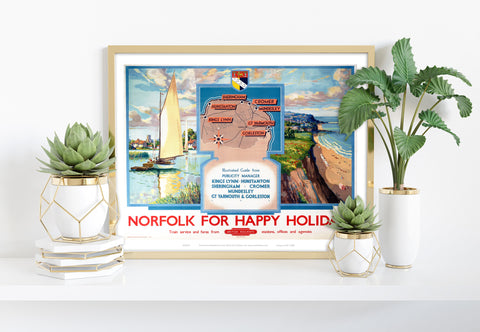 Norfolk For Happy Holidays - 11X14inch Premium Art Print