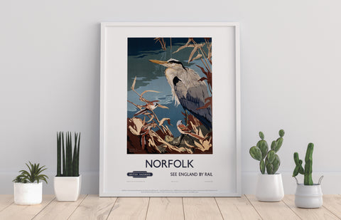 Norfolk Heron - 11X14inch Premium Art Print