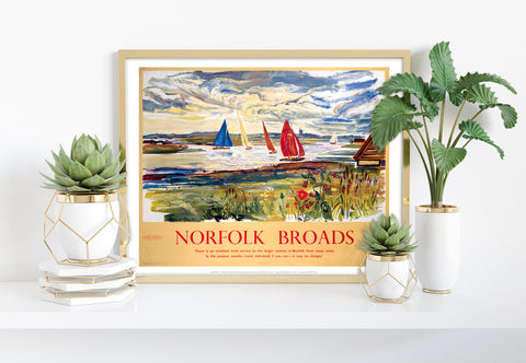 Norfolk Broads - 11X14inch Premium Art Print