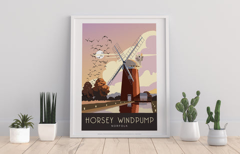 Horsey Windpump - 11X14inch Premium Art Print