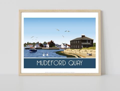 Mudeford Quay - 11X14inch Premium Art Print