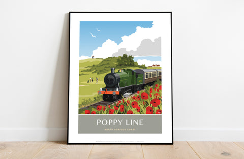 Poppy Line - 11X14inch Premium Art Print
