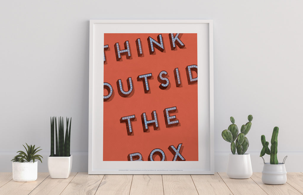 Think Outside The Box - 11X14inch Premium Art Print