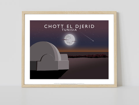 Chott El Djerid, Tunisia By Artist Richard O'Neill Art Print