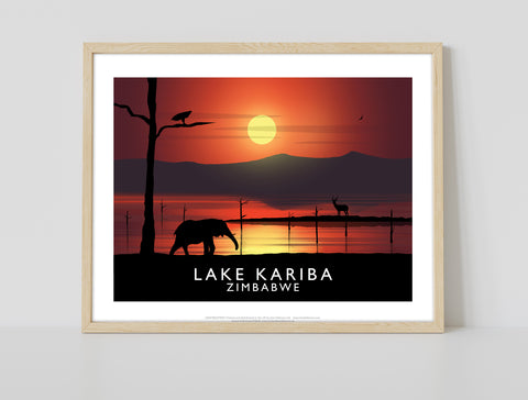 Lake Kariba, Zimbabwe By Artist Richard O'Neill Art Print