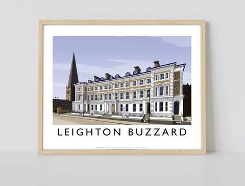 Leighton Buzzard Square By Artist Richard O'Neill Art Print