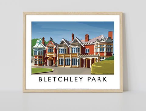 Bletchley Park By Artist Richard O'Neill - 11X14inch Premium Art Print