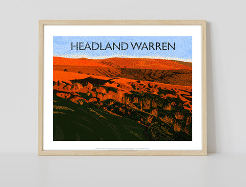 Headland Warren By Artist Richard O'Neill - Art Print