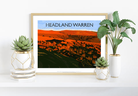 Headland Warren By Artist Richard O'Neill - Art Print