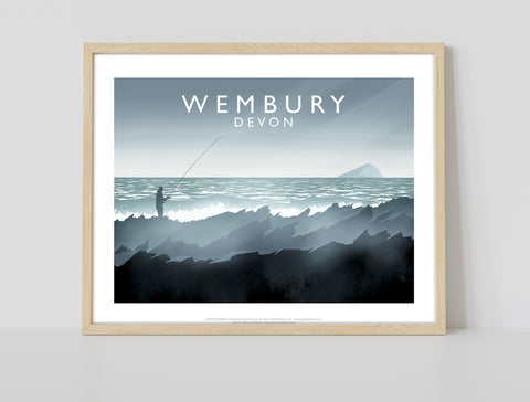 Wembury, Devon By Artist Richard O'Neill - 11X14inch Premium Art Print