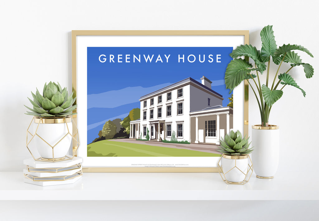 Greenway House By Artist Richard O'Neill - 11X14inch Premium Art Print