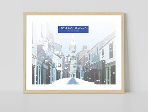 Post House Wynd By Artist Richard O'Neill - Art Print