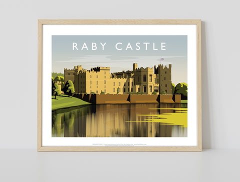 Raby Castle By Artist Richard O'Neill - Premium Art Print