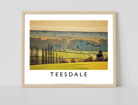 Teesdale By Artist Richard O'Neill - Premium Art Print