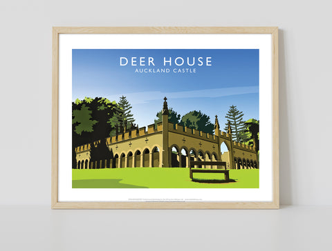 Deer House, Landscape By Artist Richard O'Neill Art Print