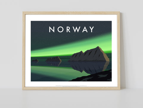Norway By Artist Richard O'Neill - 11X14inch Premium Art Print