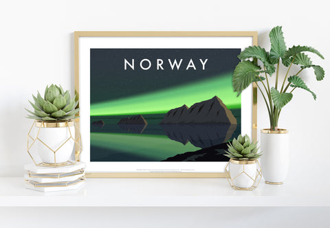 Norway By Artist Richard O'Neill - 11X14inch Premium Art Print