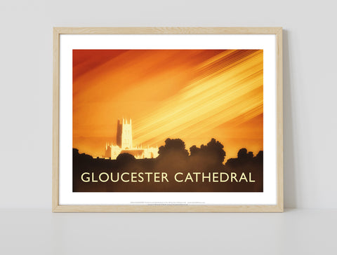 Gloucester Cathedral By Artist Richard O'Neill - Art Print