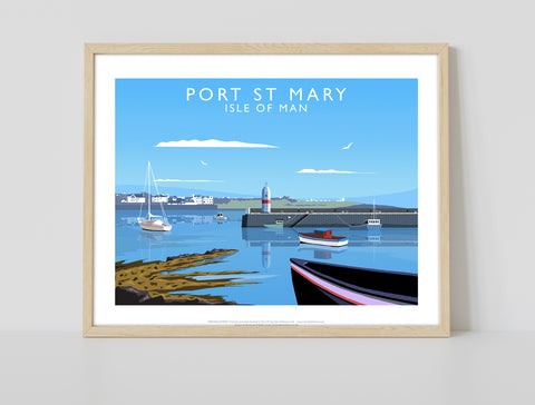 Port St Mary, Isle Of Man By Richard O'Neill Art Print