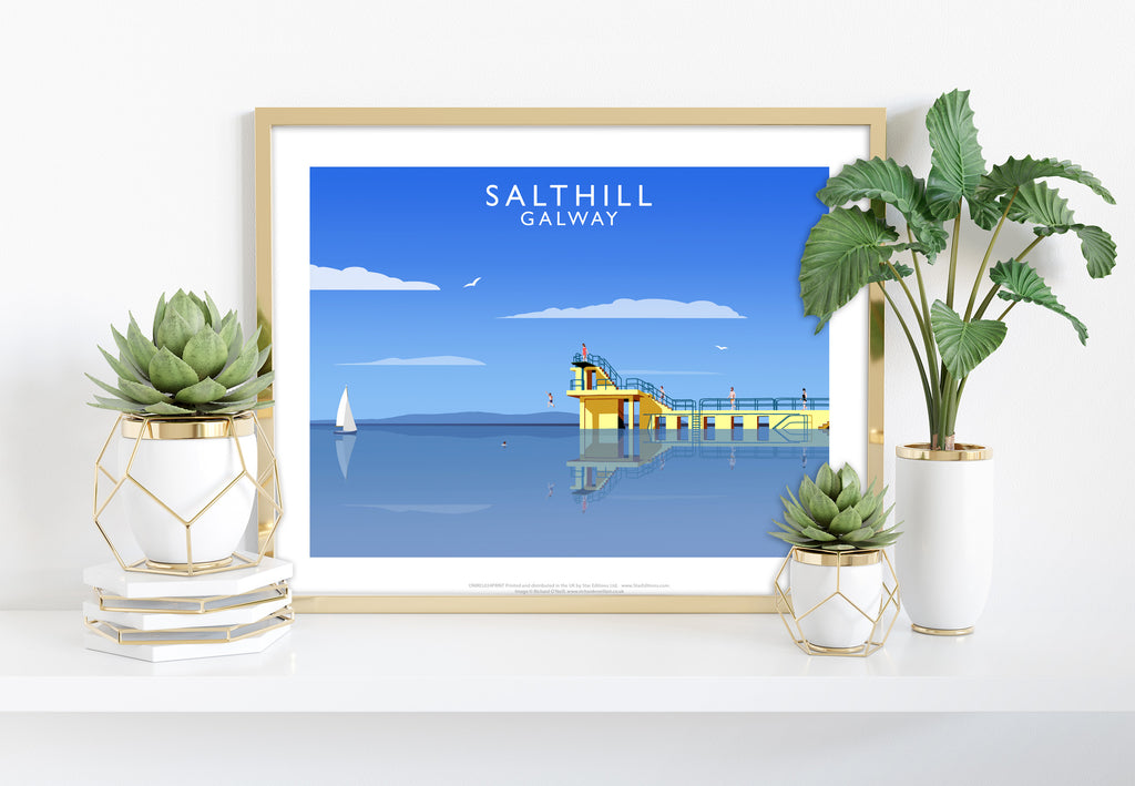 Salthill, Galway By Artist Richard O'Neill - Art Print