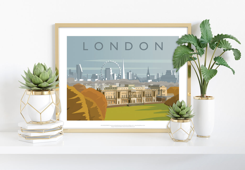 London By Artist Richard O'Neill - 11X14inch Premium Art Print