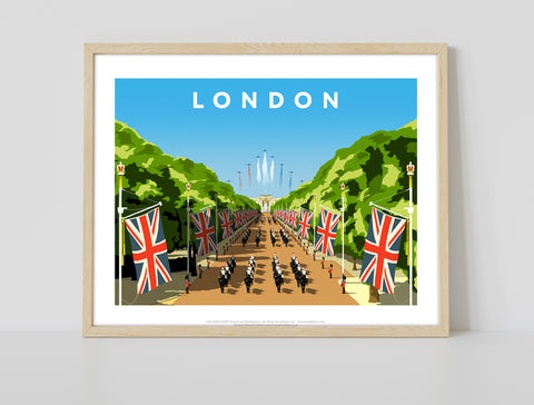 London By Artist Richard O'Neill - 11X14inch Premium Art Print