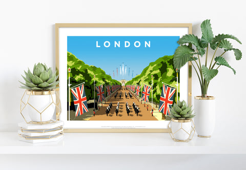 London By Artist Richard O'Neill - 11X14inch Premium Art Print