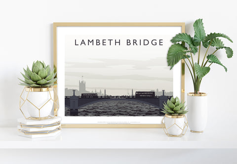 Lambeth Bridge By Artist Richard O'Neill - 11X14inch Premium Art Print