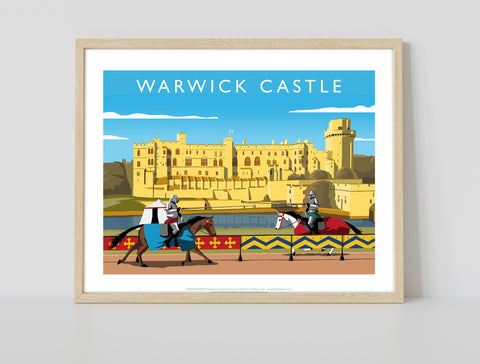 Warwick Castle By Artist Richard O'Neill - 11X14inch Premium Art Print