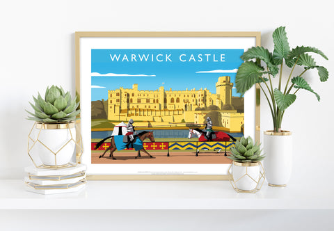 Warwick Castle By Artist Richard O'Neill - 11X14inch Premium Art Print